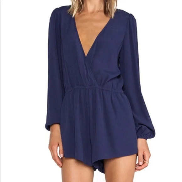 Lover + Friends | Monday to Friday Long Sleeve Romper - Size XS - Picture 1 of 12